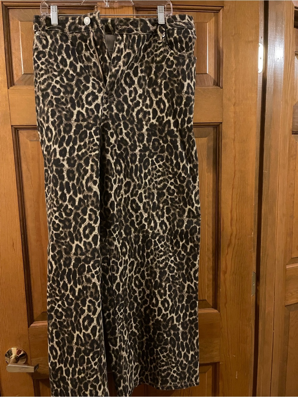 Forever 21 Brown and Black Leopard Print Pants